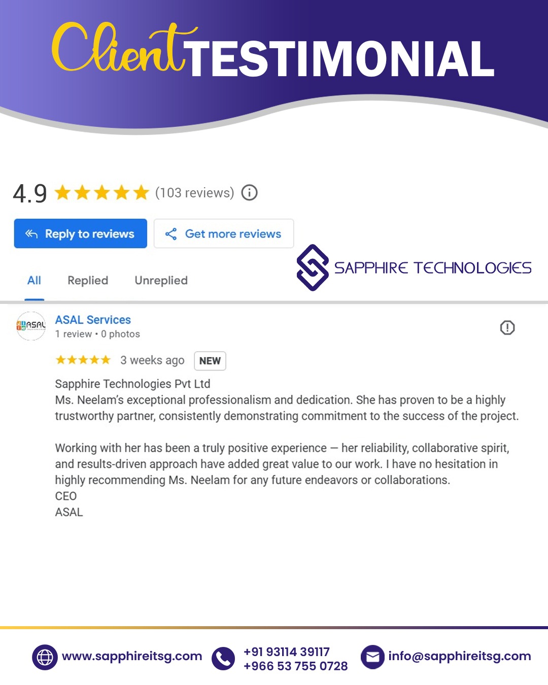 Asal Service for 